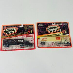 Road Champs DieCast Kenworth Trucks Set Hershey's Kisses & Shurfine Ho scale